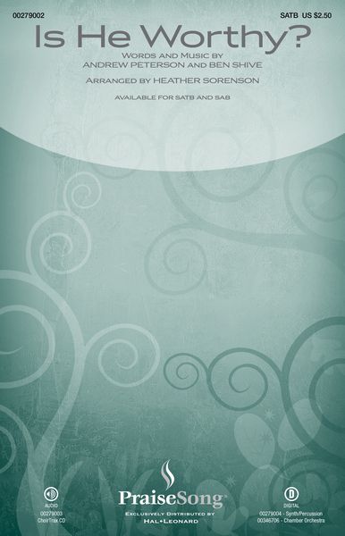 Is He Worthy? : For SATB Chorus and Piano.