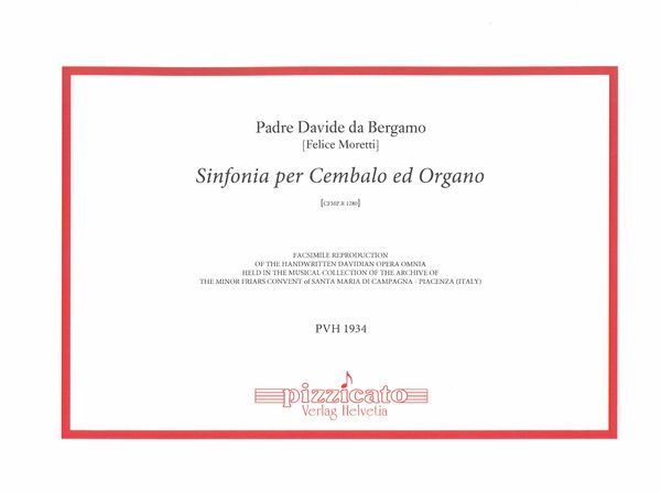 Sinfonia Per Cembalo Ed Organo, Cfmp.R 1280.