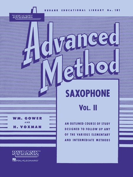 Rubank Advanced Method : For Saxophone, Vol. 2.