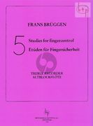 5 Studies Forfinger Control : For Treble Recorder.