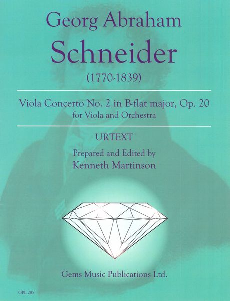 Viola Concerto No. 2 In B Flat, Op. 20 : For Viola and Orchestra / Ed. Kenneth Martinson.