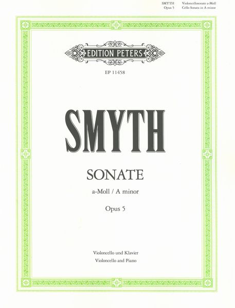 Cello Sonata In A Minor, Op. 5 : For Cello & Piano.