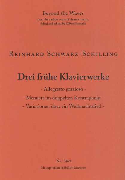 Drei Frühe Klavierwerke.