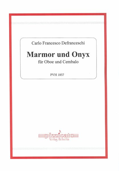 Marmor und Onyx : Für Oboe und Cembalo.