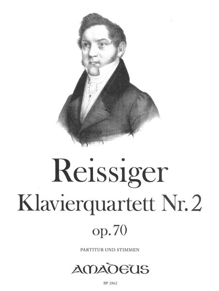 Quartett Nr. 2 In C-Moll, Op. 70 : Für Klavier, Violine, Viola und Violoncello / Ed. Yvonne Morgan.