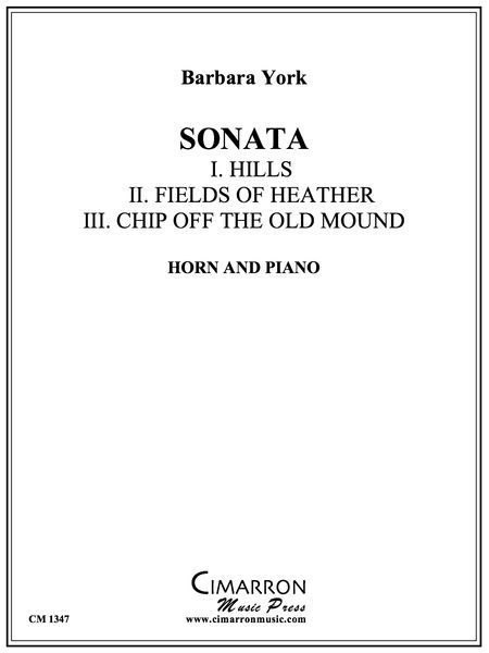 Sonata : For Horn and Piano.