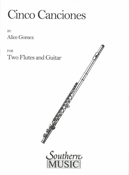 Cinco Canciones : For Two Flutes and Guitar.