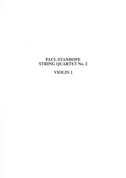 String Quartet No. 2 (2009, Rev. 2011 - 2017 Edition).