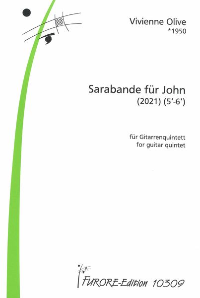 Sarabande Für John : Für Gitarrenquintett (2021).