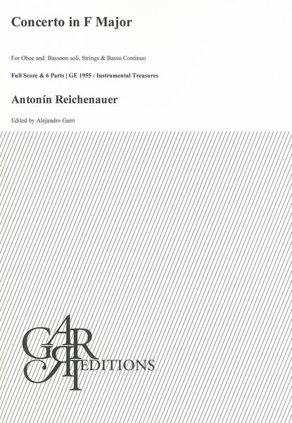 Concerto In F Major : For Oboe and Bassoon Soli, Strings and Basso Continuo / Ed. Alejandro Garri.