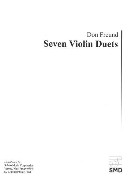 Seven Violin Duets (2011).