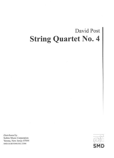 String Quartet No. 4 : Three Photographs of Abelardo Morell (2005).