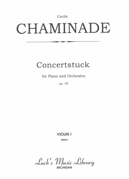 Concertstück, Op. 40 : For Piano and Orchestra.