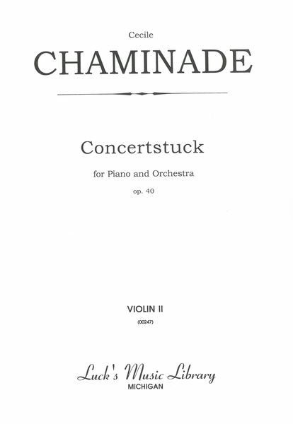 Concertstück, Op. 40 : For Piano and Orchestra.