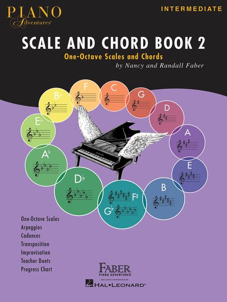 Piano Adventures Scale and Chord Book 2 : One-Octave Scales and Chords.