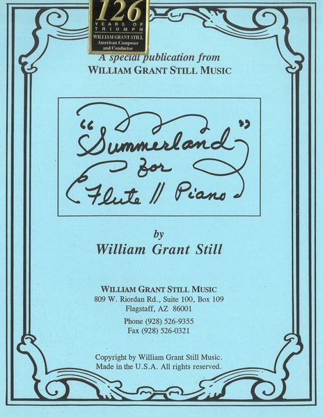 Summerland : For Flute and Piano.
