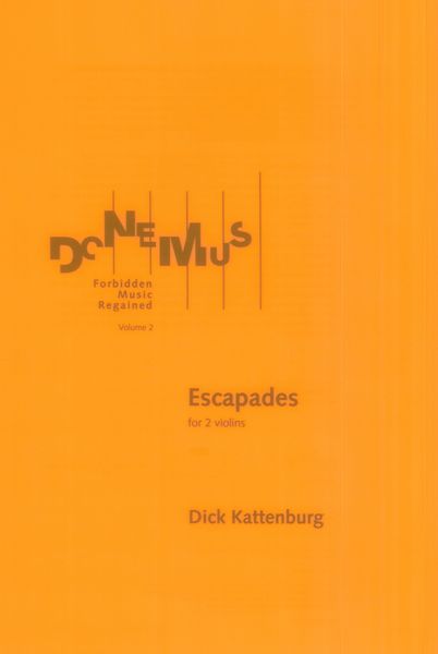 Escapades : For 2 Violins (1938).