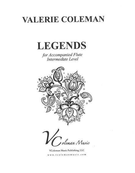 Legends : For Accompanied Flute, Intermediate Level.