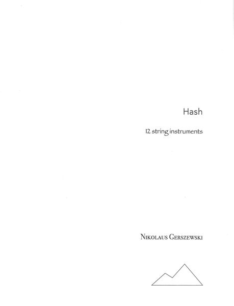 Hash : For 12 String Instruments.
