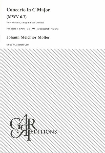 Concerto In C Major, MWV 6.7 : For Violoncello, Strings and Basso Continuo.
