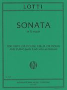 Sonata In G Major : For Flute (Or Violin), Viola (Or Violoncello) and Piano.