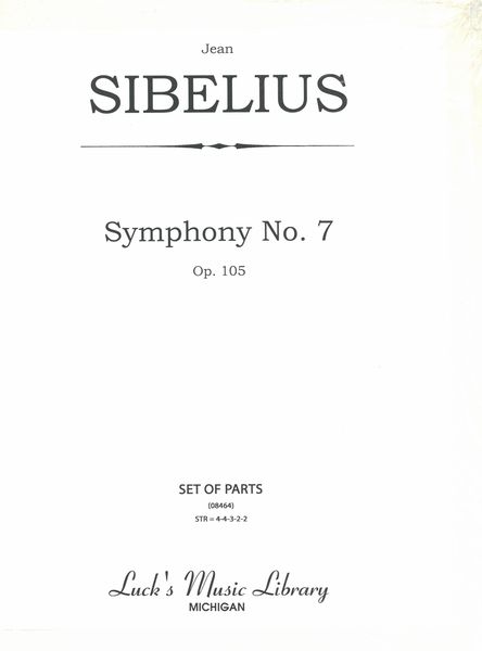 Symphony No. 7. Op. 105 : For Orchestra.