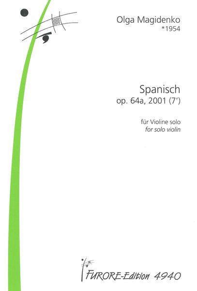 Spanisch, Op. 64a : Für Violine Solo (2001).