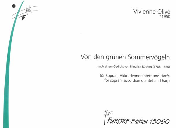 Von Den Grünen Sommervögeln : Für Sopran, Akkordeonquintett und Harfe.