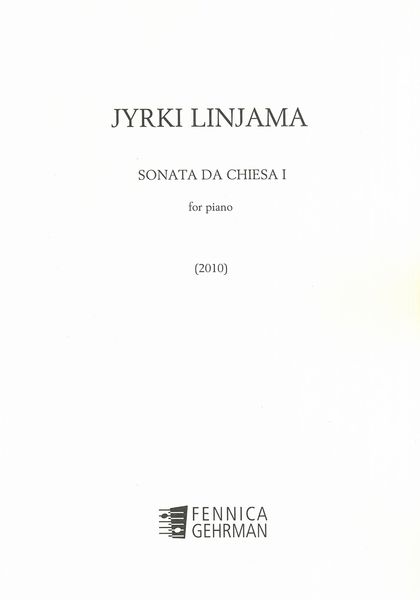 Sonata Da Chiesa I : For Piano (2010).