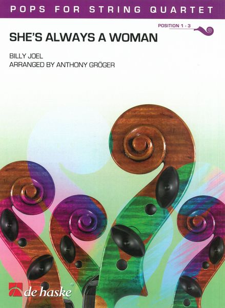 She's Always A Woman : For String Quartet / arr. Anthony Gröger.