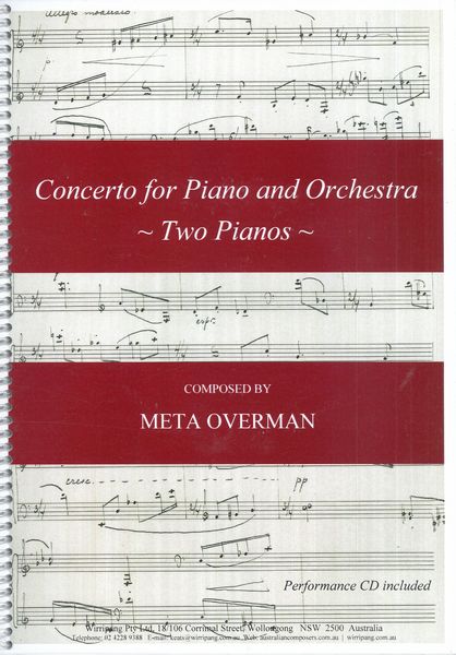 Concerto : For Piano and Orchestra - reduction For Two Pianos.