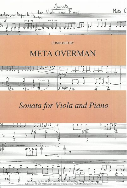 Sonata : For Viola and Piano (1955) / edited by Jeanell Carrigan.