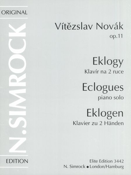Eclogues, Op. 11 : For Piano Solo.