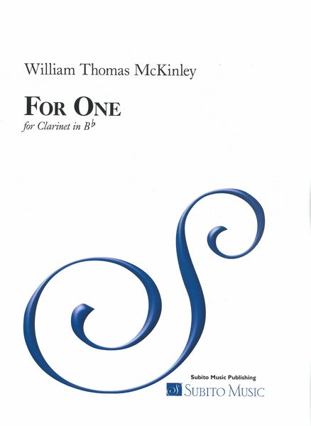For One : For Clarinet In B Flat (1971).