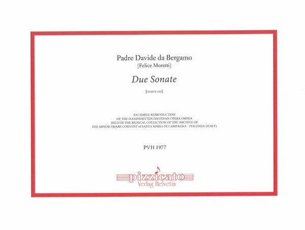 Due Sonate, Cfmp.R 1303.