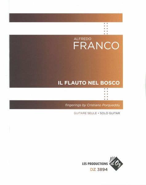 Il Flauto Nel Bosco : For Solo Guitar.