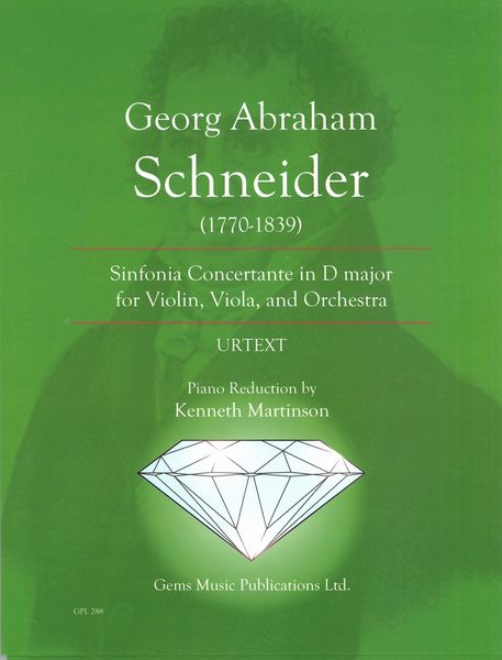 Sinfonia Concertante In D Major : For Violin, Viola and Orchestra / Piano Red. by Kenneth Martinson.