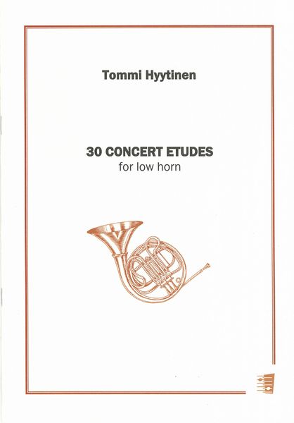 30 Concert Etudes : For Low Horn.