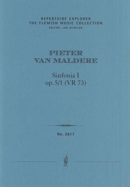 Sinfonia I A Più Strumenti, Op. 5/1 (Vr 73) / edited by José Reyes.