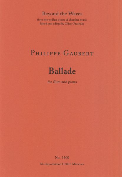 Ballade : For Flute and Piano.
