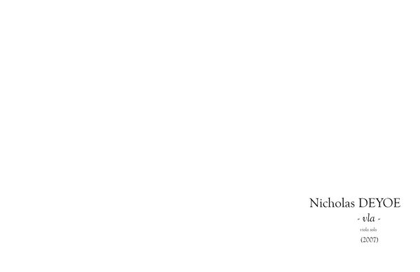 Vla : For Viola Solo (2007) [Download].