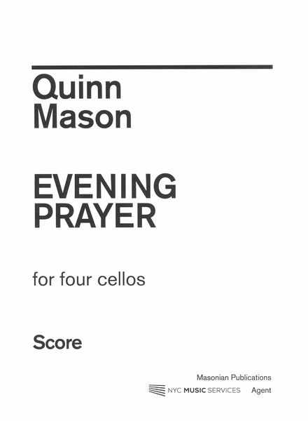 Evening Prayer : For 4 Cellos.