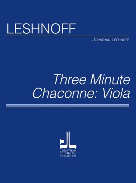 Three Minute Chaconne : For Viola Solo.