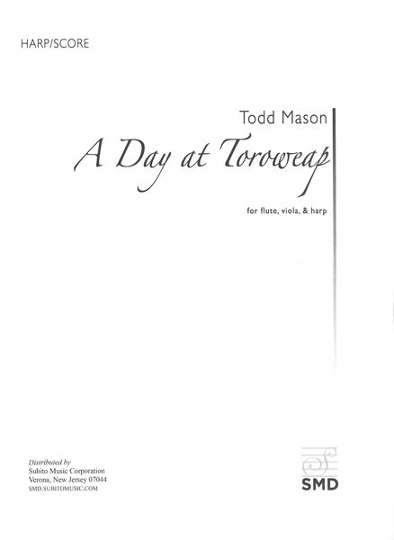 A Day At Toroweap : For Flute, Viola and Harp (2022).