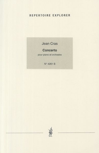Concerto : Pour Piano et Orchestre - reduction For 2 Pianos.