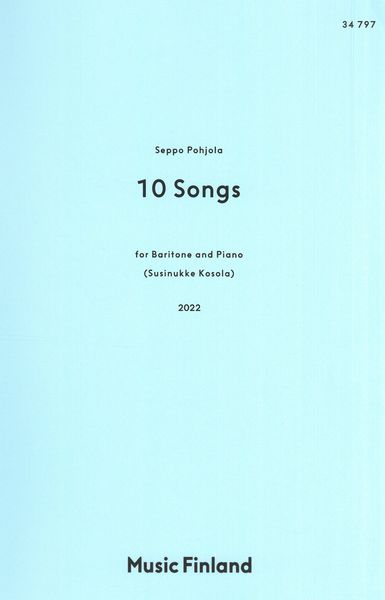 10 Songs : For Baritone and Piano (2022).