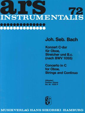 Concerto For Oboe, Strings and Basso Continuo, BWV 1055.