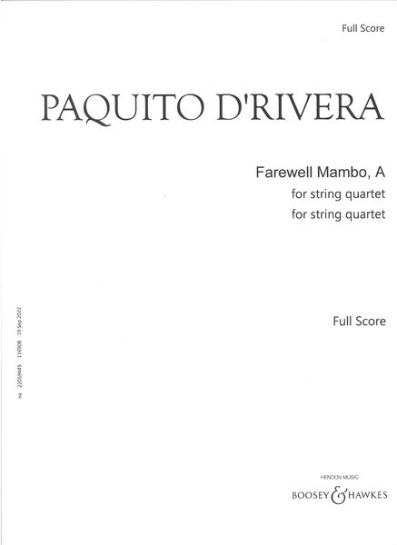 Farewell Mambo : For String Quartet.