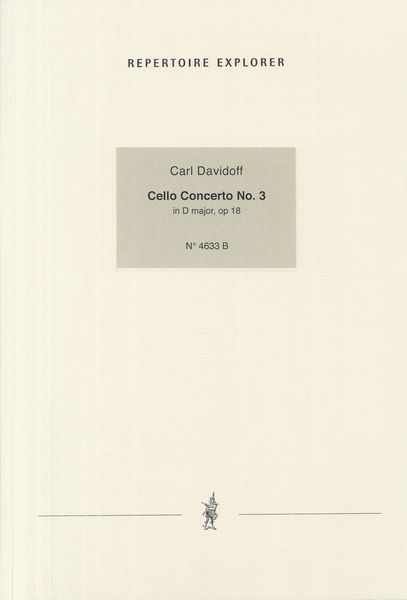 Cellokonzert Nr. 3 D-Dur, Op. 18.
