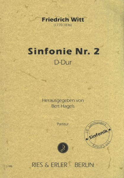 Sinfonie Nr. 2 D-Dur / edited by Bert Hagels.